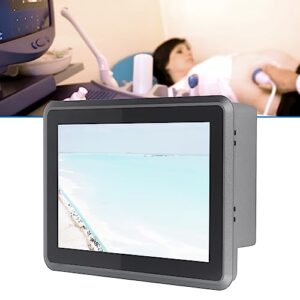 Industrial Tablet PC, Quiet 100‑240V Sensitive Rugged Touchscreen Tablet Efficient Heat Dissipation Single Point Control Dustproof for Electronic Education (US Plug)