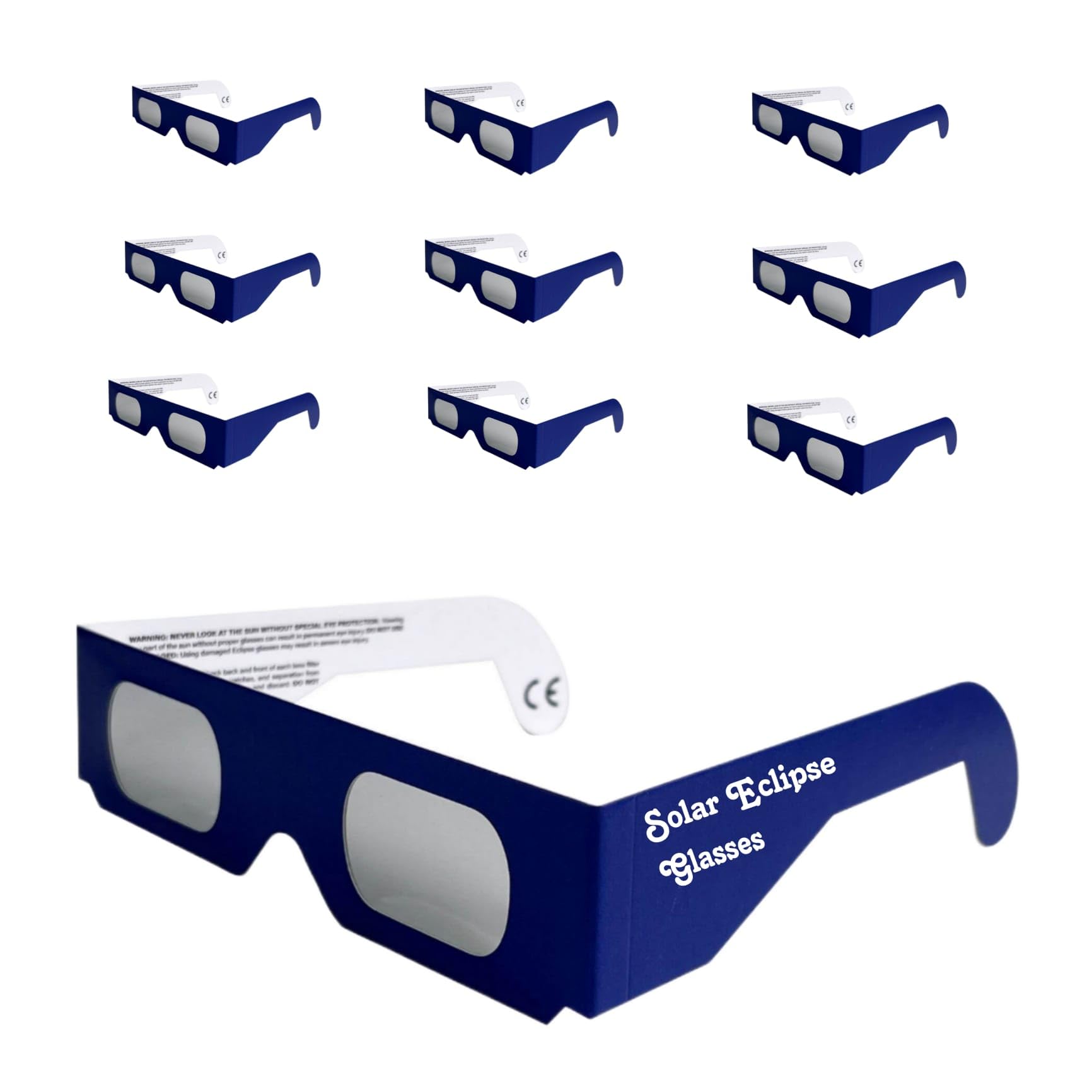 GottaHaveit Solar Eclipse Glasses Blue 10 Pack