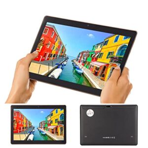 GLOGLOW Tablet, 1280x800 Resolution 10.1 Inch HD Tablet ROM 64GB 2 Million PX Front Camera 10.1in IPS LCD for Android9.0  for Gaming for Video (US Plug)
