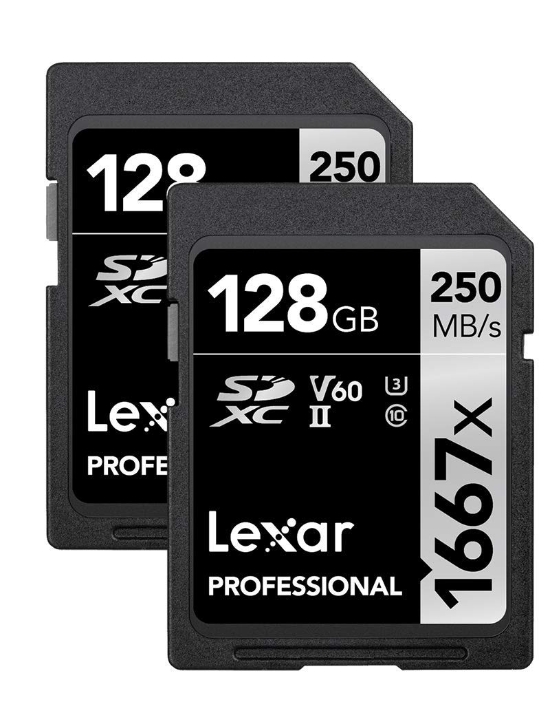 Lexar 64GB and 128GB SDXC Memory Cards Bundle | UHS-II