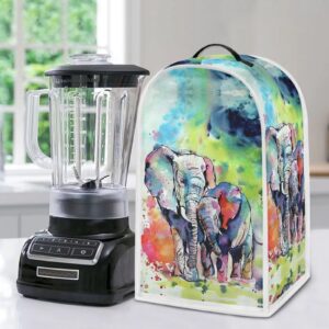 eheartsgir elephant pattern blender cover dust covers for kitchen food processor stand mixer case soy milk maker cover for kitchen home decor