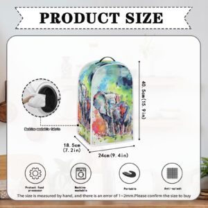 Eheartsgir Elephant Pattern Blender Cover Dust Covers for Kitchen Food Processor Stand Mixer Case Soy Milk Maker Cover for Kitchen Home Decor