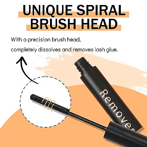 Mayhug Lash Remover 5ML DIY Eyelash Extension Remover Cluster Lash Glue Remover, Eyelash Glue Remover for False Lashes Adhesive Remover Gentle Cluster Lash Remover Oil