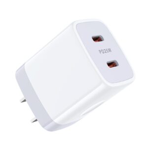 25w usb c fast charger block, type c wall charger plug dual pd power adapter c charger cube box for samsung galaxy a15 s24 ultra s23 fe a14 a54 a03s s22 s21 s20,iphone 15 14 13 12 11 se,pixel 8 pro 7a