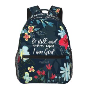 rosihode jesus backpack adjustable shoulder strap bookbag, cross daypack lightweight backpack for adults