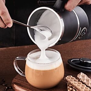 REDMOND Milk Frother, Electric Milk Frother for Coffee, 10.1oz/300ml Large Capacity, Hot/Cold Foam and Hot Chocolate Maker, 4-in-1 Functions, Milk Steamer for Latte, Cappuccino, Macchiato, Hot Milk