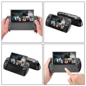 ANIXA GPD Win 4 Handheld Game Console with AMD Ryzen 6800U Processor, 6 Inches 2-in-1 Mini Handheld Win 11 PC Game Console, TouchScreen Laptop Tablet PC Support WiFi & Bluetooth