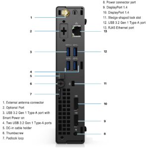 Dell OptiPlex 790 Desktop Computer, Intel Core i5-10500T Processor, 16GB RAM, 512GB SSD, Intel UHD Graphics 630, Windows 10 Pro