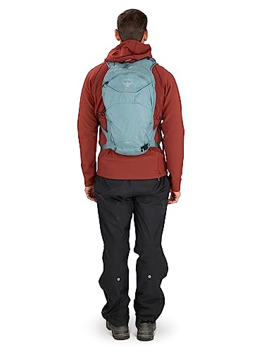 Osprey Glade 12L Ski and Snowboard Backpack with Hydraulics Water Reservoir, Celestine Blue