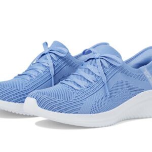 Skechers Women's Hands Free Slip-ins Ultra Flex 3.0-Brilliant Path Sneaker, Periwinkle=PERI, 10