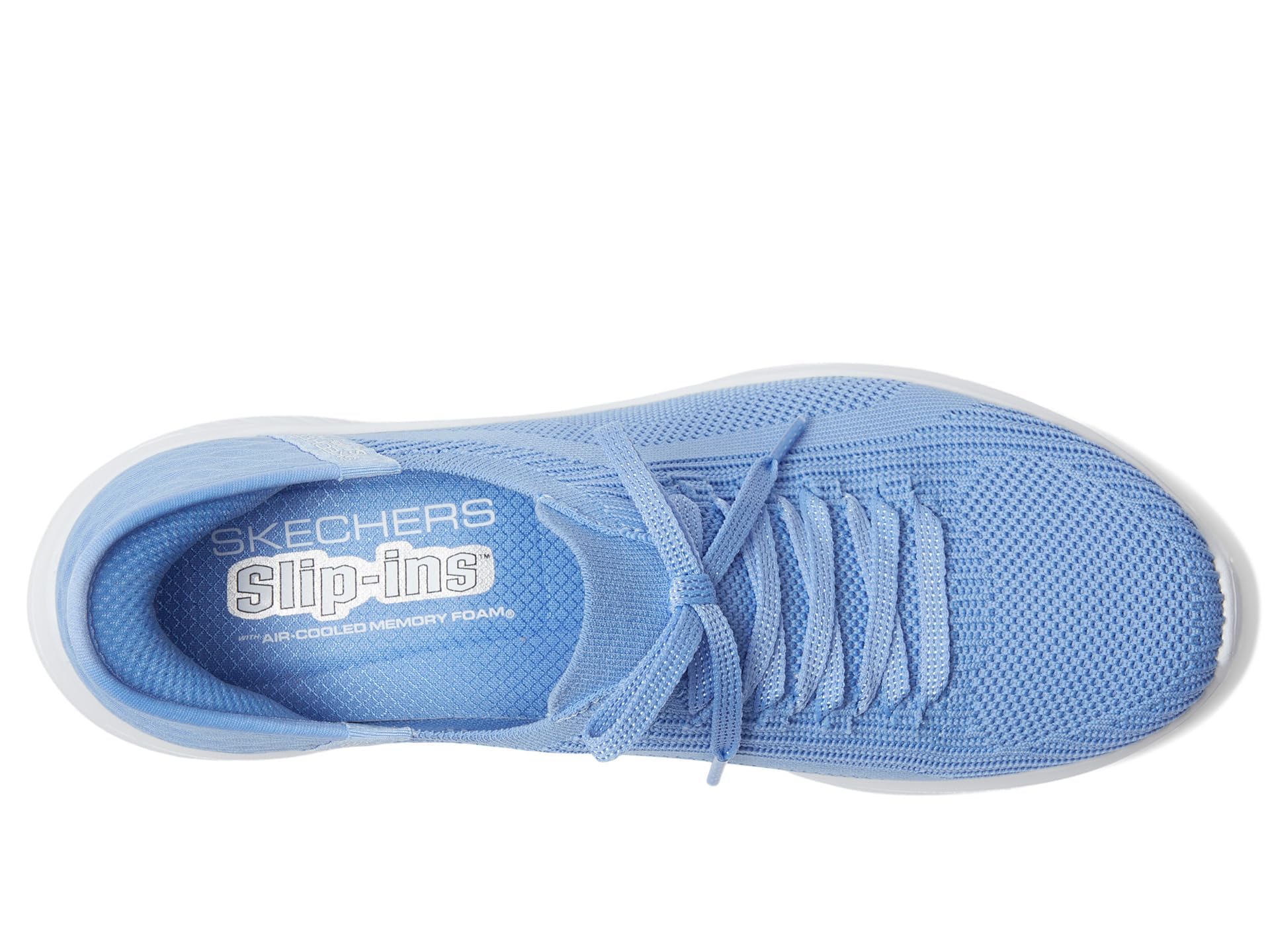 Skechers Women's Hands Free Slip-ins Ultra Flex 3.0-Brilliant Path Sneaker, Periwinkle=PERI, 10