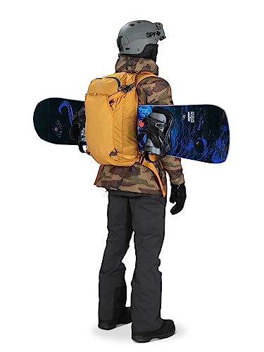 Osprey Soelden 22L Men's Ski and Snowboard Backpack, Artisan Yellow