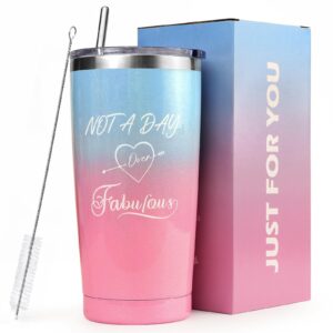 birthday gifts for women, friendship gifts for women friends, unique gifts for friends female coworker her sister mom wife, christmas thank you gifts -20 oz stainless steel tumbler