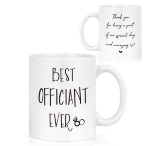 cabtnca officiant gift, wedding officiant gift, best officiant ever, wedding officiant coffee mug, officiant cup, thank you gifts for wedding officiant, 11oz