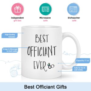 Cabtnca Officiant Gift, Wedding Officiant Gift, Best Officiant Ever, Wedding Officiant Coffee Mug, Officiant Cup, Thank You Gifts for Wedding Officiant, 11Oz