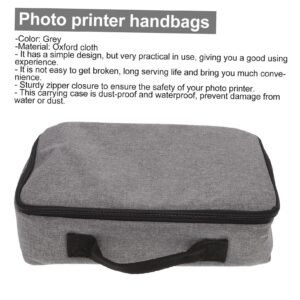 Hemobllo projector storage bag photo printer bag wireless mobile printer case photo printer storage handbags photo printer carrying case bag for printer 4k Oxford cloth Storage Box portable