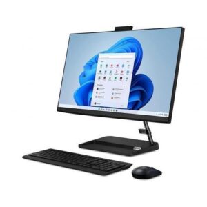 Lenovo 2023 IdeaCenter 23.8" FHD IPS Touch AIO Desktop AMD 4-Core Ryzen 3 7330U Radeon Graphics 16GB RAM DDR4 256GB SSD WiFi AX Bluetooth HDMI Webcam RJ-45 Wireless Mouse&KB Windows 10 Pro w/RE USB