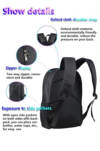 HVI Unisex Game Backpack 3d Printed Cartoon Casual Daypacks Travel Bags Sport Knapsack 4-One Size