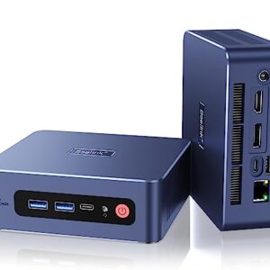 Beelink SEi10 Mini PC, Intel i5-1035G7(Up to 3.7 GHz) Mini Computers, 16GB RAM 1TB PCIe3.0 SSD, Dual Type-C Ports Desktop PC with 4K@60HZ Triple Display DP&HDMI&Type-C/WiFi6/BT5.2/1000M LAN/USB3.2