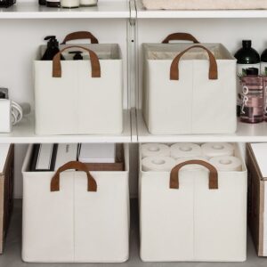 StorageWorks Storage Bins for Shelves and Narrow Storage Bins, Small baskets for Organizing