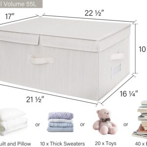 StorageWorks Storage Box with 3-Pack Closet Storage Bins