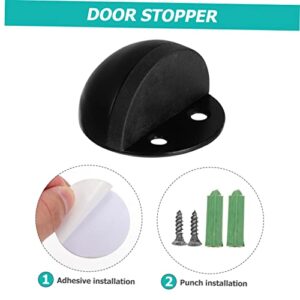 MAGICLULU 8 Pcs Door Stop Floor Door Open Holder Rubber Wall Shield Door Bumper Guard Bumper Protector Door Draft Door Lock Stopper Invisible Door Catch Hinge Stainless Steel No Punching