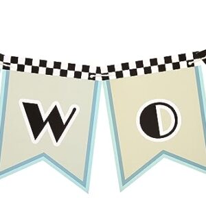 Two Fast Birthday Decorations - Two Fast Banner Racing Car Birthday Party Supplies 2nd Birthday Banner