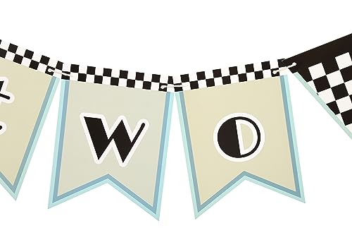 Two Fast Birthday Decorations - Two Fast Banner Racing Car Birthday Party Supplies 2nd Birthday Banner