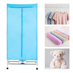 1000W Portable Dryer, Electric Clothes Dryer Machine Double Layer Stackable Clothes Drying Rack for Apartments, Laundry, RV, 110V