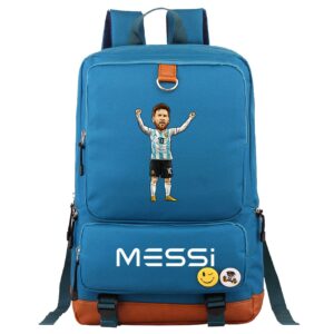 gengx teens lightweight daypack durable student bookbag-graphic travel bag football star rucksack for youth