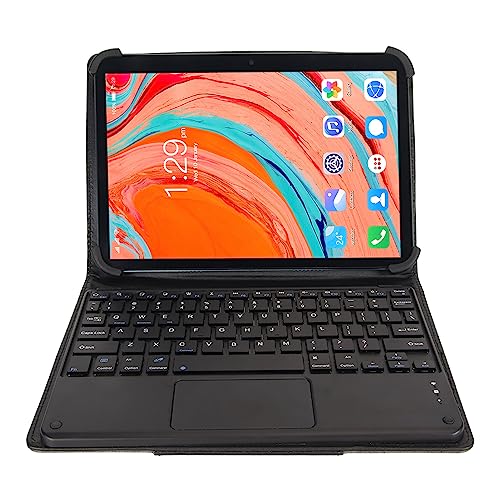 SHYEKYO Tablet PC, 6GB RAM 128GB ROM Octa Core Processor 2.4G 5G Dual Band WiFi 2 in 1 Tablet Front 8MP 100-240V 5.0 for Work Entertainment (US Plug)