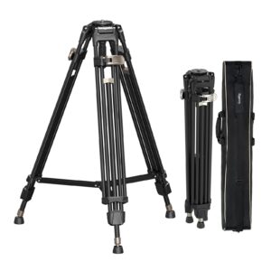 SmallRig AD-80 FreeBlazer Heavy-Duty Tripod, 71" Video Tripod with 75mm Bowl Adapter,One-Step Height Adjustment, Load up to 33lbs, Professional Tripod for DSLR, Camera, Camcorder - 4164