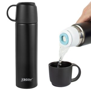 vacuum flask thermos for hot drinks with handle coffee cup travel mug double walled sports bottle insulated stainless steel tumblers water bottles metal