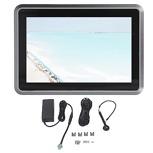 Rugged Touch Screen Tablet PC Efficient Heat Dissipation Dustproof 100-240V Industrial Tablet PC Capacitive Screen for Electronic Education (US Plug)