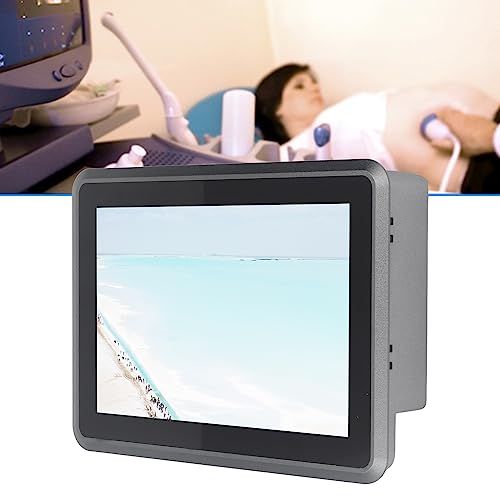 Rugged Touch Screen Tablet PC Efficient Heat Dissipation Dustproof 100-240V Industrial Tablet PC Capacitive Screen for Electronic Education (US Plug)