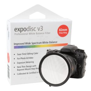 expodisc v3 professional white balance filter (82mm)