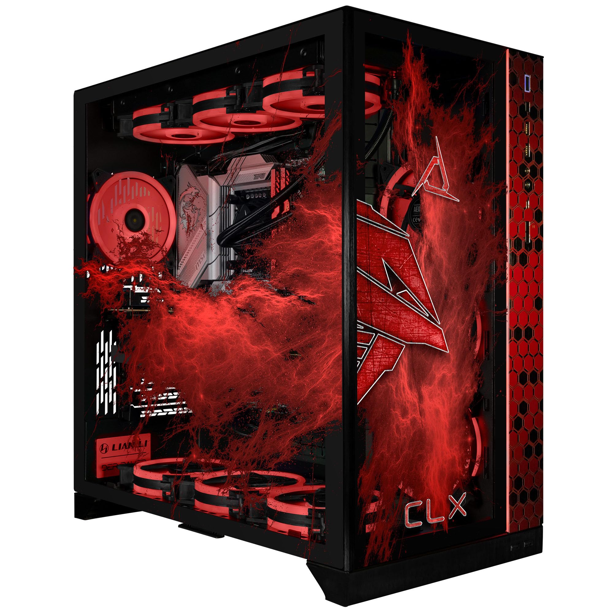 CLX Ra VR-Ready Gaming PC - Intel Core i9 13900KF 3GHz, GeForce RTX 4090, 1TB NVMe M.2 SSD, 4TB HDD, 32GB DDR5 RGB Memory, 360mm AIO, WiFi, Windows 11 Home, Black