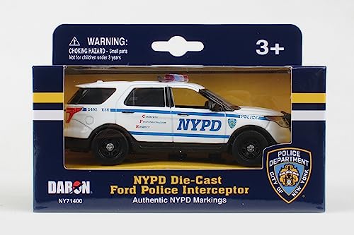 Daron NYPD Die-Cast Ford Police Interceptor 1/43 (NY71400)