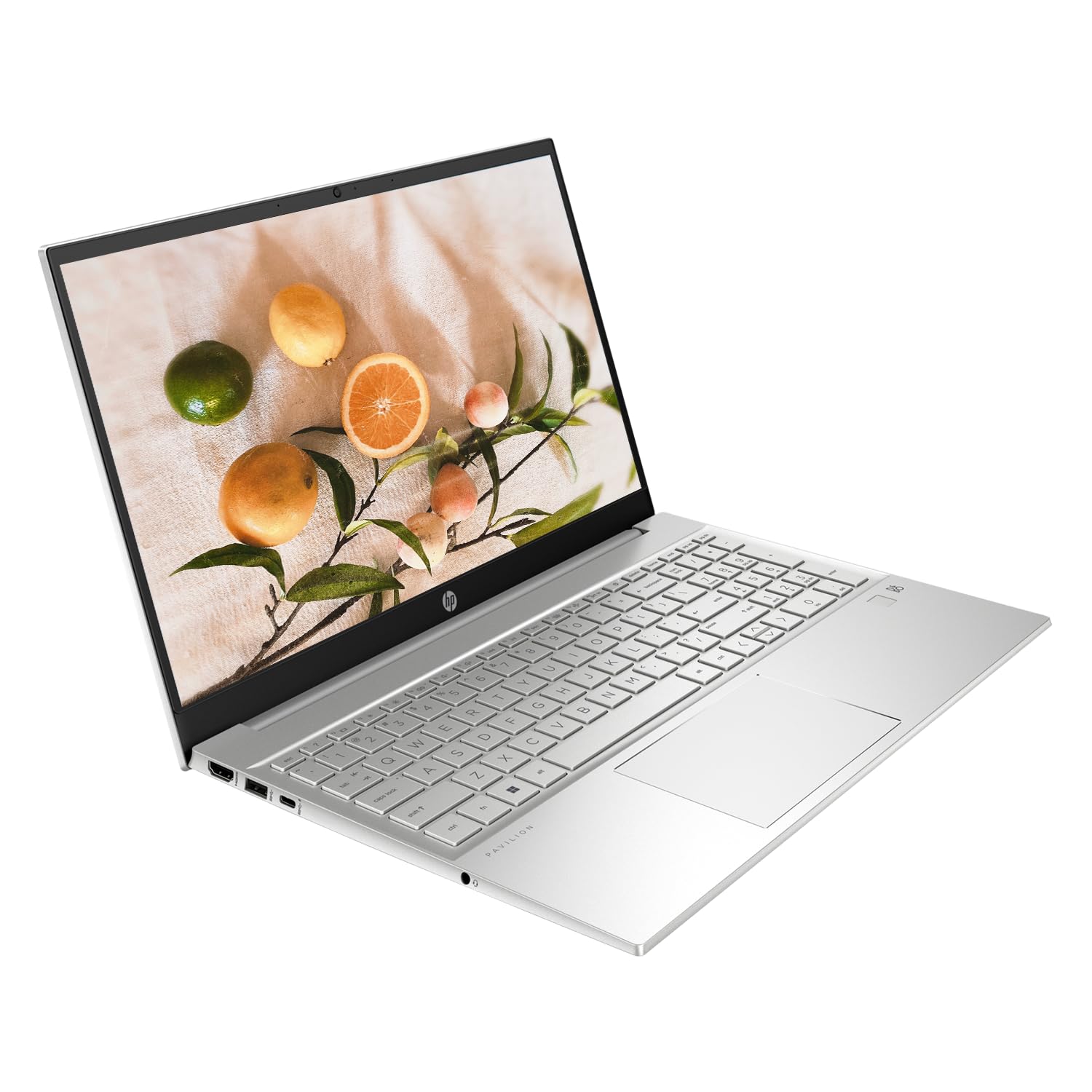 HP 2023 Pavilion Laptop, 15.6” FHD Touchscreen Display, Intel Core i7-1355U Processor, NVIDIA GeForce MX550, 32GB RAM, 1TB SSD, FP Reader, Backlit KB, Wi-Fi 6, Webcam, HDMI, Windows 11 Home, Silver