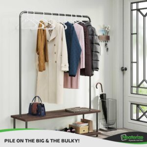 Ultra Heavy Duty Plastic Clothes Hangers - White - Durable Coat, Suit and Clothes Hanger. Perchas De Ropa (24 Pack - White)