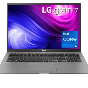 2023 LG Gram Ultralight Laptop 17" WQXGA IPS Intel Evo 4-Core i7-1195G7 16GB LPDDR4 Dual 512GB NVMe SSD Iris Xe Graphics HDMI WiFi AX USB-C Backlit Fingerprint Full Day Battery Windows 10 Pro w/RE USB