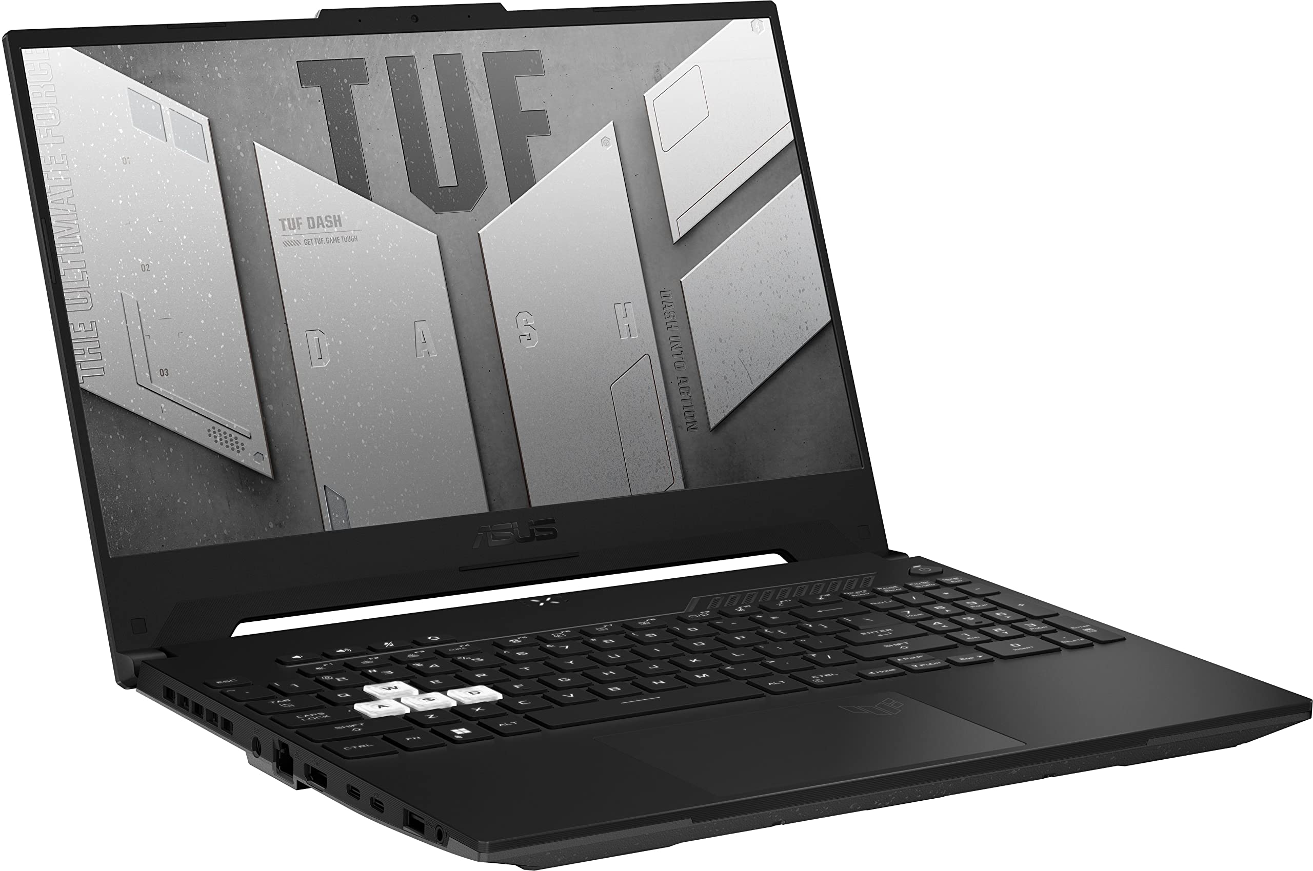 ASUS TUF Dash F15 Gaming Laptop 2023, 15.6" 165Hz WQHD LCD, Intel i7-12650H 10-Core, 32GB DDR5 1TB SSD, NVIDIA GeForce RTX 3050 4GB GDDR6, WiFi 6, Thunderbolt, Backlit KB, RJ45, Win 11 Pro, COU USB