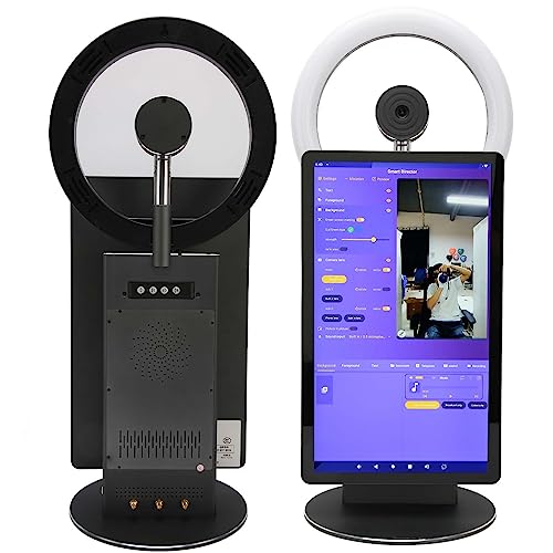 Desktop Live Streaming Machine 15.6 Inch Camera FHD 8MP 5.0 All in One 11.0 Live Streaming Machine for Office (US Plug)