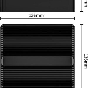 Micro Firewall Appliance, Fanlesss Mini PC, VPN, OPNsense, Soft Router, Intel Processor N100, H11, AES-NI, 4 x Intel 2.5GbE I226-V LAN, HDMI2.0, DP, No RAM, No Storage, No System