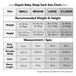 DaysU Micro Fleece Baby Sleep Sack with Long Sleeves, Plush Warm Baby Sleeping Bag with 2-Way Zipper, Unisex Sleep Sack for Infant Newborn 6-12 Months, Elephant