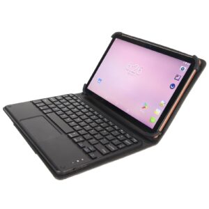 2 in 1 Tablet with Keyboard, 10.1 inch Tablet Support 4G LTE Cellular, Android 12, 8+256GB, 2.4/5G WiFi, MT6755 8 Core CPU, 8MP+16MP Tablet PC (US Plug)