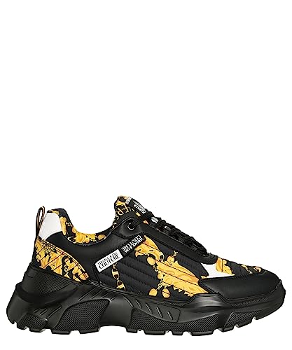 VERSACE JEANS COUTURE Men Speedtrack Sneakers Black 9 US