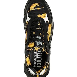 VERSACE JEANS COUTURE Men Speedtrack Sneakers Black 9 US