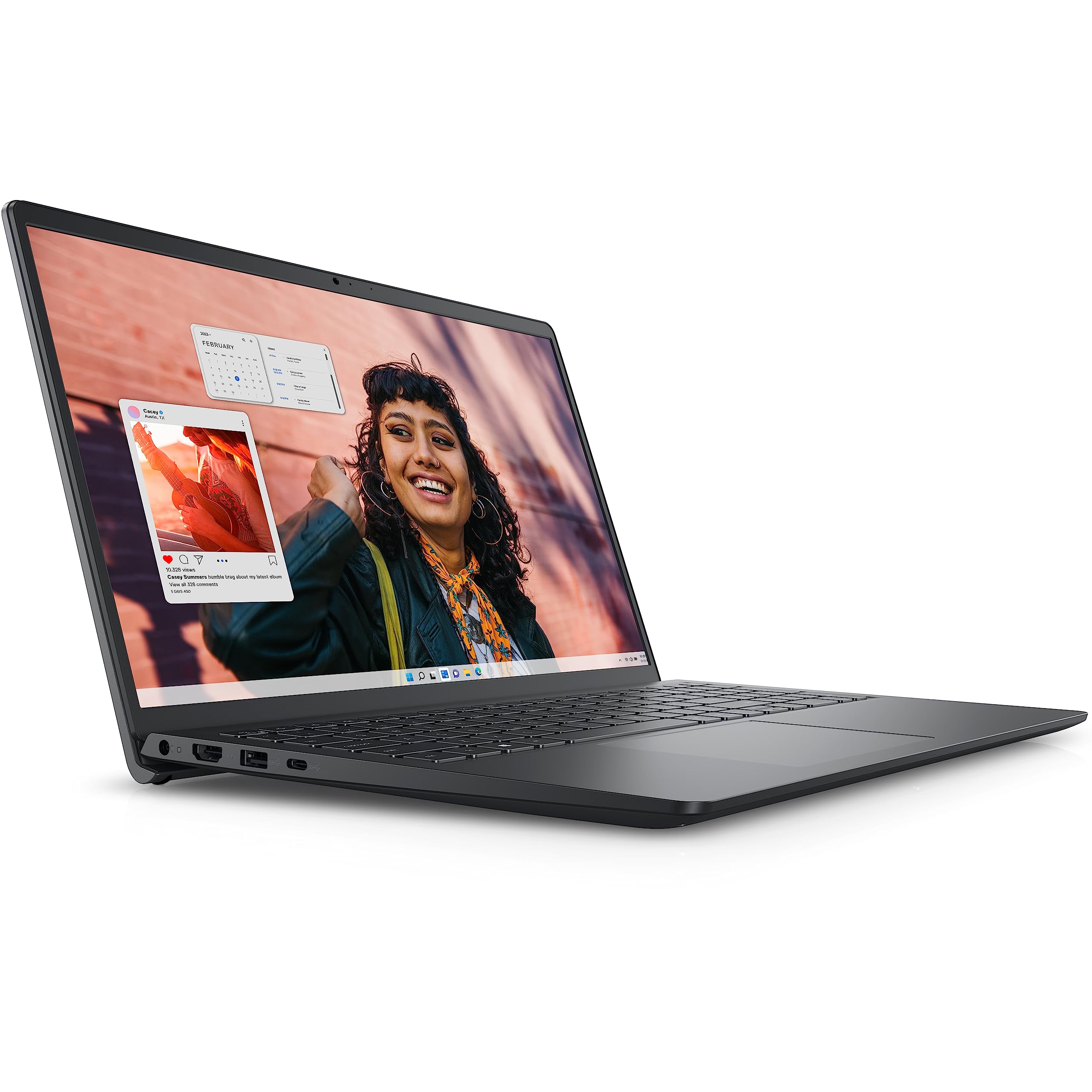 Dell 2023 Inspiron 15 3530 15.6" Touchscreen FHD Business Laptop Computer, 13th Gen Intel 10-Core i7-1355U up to 5.0GHz, 16GB DDR4 RAM, 1TB PCIe SSD, WiFi 6, Bluetooth, Carbon Black, Windows 11 Pro