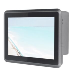 rugged touchscreen tablet 10.1in display capacitive screen wide voltage embedded waterproof industrial tablet pc (us plug)